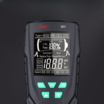 Тестер автомобильного аккумулятора 12 В 24 В с дисплеем BSIDE Q11