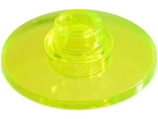 LEGO Trans Jasny Zielony Dysk 2x2 Talerz 4740 Dish