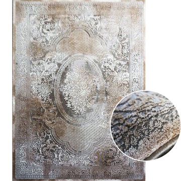 Dywan miękki modny DWM MITRA nowoczesny gęsty beżowy 160x220