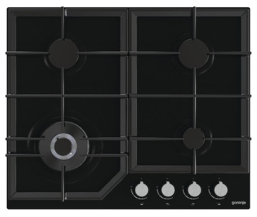 Płyta gazowa Gorenje GTW641KB 60 cm czarne Szkło WOK Żeliwo