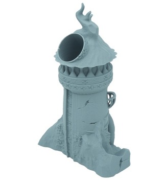 Каменная башня для игры в кости - Dice Tower Светло-серый