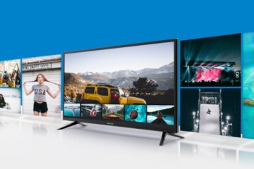 Телевизор Cabletech 32 дюйма DVB-T2 H.265 HEVC + настенное крепление