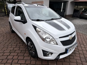 Chevrolet Spark II Hatchback 1.0L DOHC 68KM 2011 Chevrolet Spark TYLKO 126tyśkm! 1WŁ 1.0b ORYGINAŁ LAKIER 2011r LT SKÓRY!, zdjęcie 2