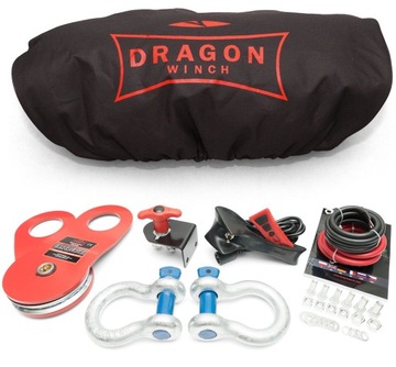 ЛЕБЕДКА DRAGON 13,6 т, 30 000 фунтов, 24 В, ЭЛЕКТРИЧЕСКАЯ канатная лебедка, майоран