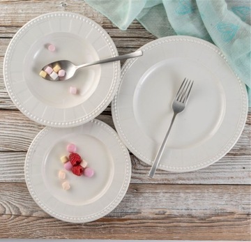 Villa Italia Venice Белая десертная тарелка 21 см