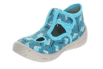 BEFADO МЕДОВЫЕ ТАПОЧКИ ТЕКСТИЛЬНЫЕ ОБУВЬ КРОССОВКИ 630P010 R.24