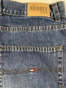 Tommy Hilfiger jeansy vintage spodnie logo W28 L29