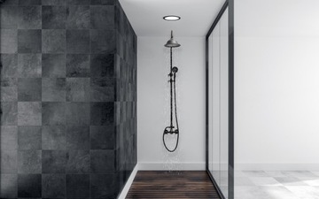 Душевой набор, панель для тропического душа в стиле ретро