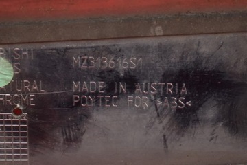 DOPLNĚNÍ NÁRAZNÍKU TABULKY PŘEDNÍ CHRÓM MZ313616S1 MITSUBISHI L200 06-15