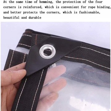 ВОДОНЕПРОНИЦАЕМЫЙ ПРОЗРАЧНЫЙ брезент для теплиц 2М/3М/4М