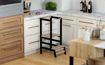 КУХОННЫЙ ПОМОЩНИК Кухонный помощник ДЛЯ ДЕТЕЙ Tulano Tasty 20 Black WOOD