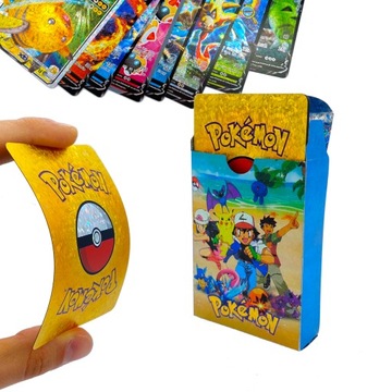 Karty Pokemon Diamentowe Kolekcjonerskie 55 Sztuk Etui Na Prezent Dziecko