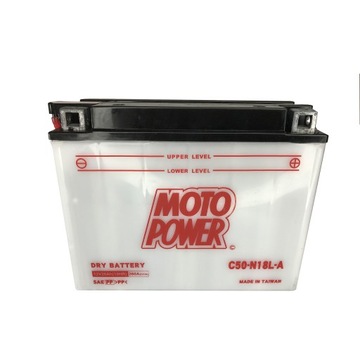 Akumulator do motocykla 20Ah Y50-N18L-A MOTOPOWER