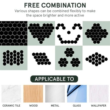 НАБОР НАКЛЕЙКИ НА НАСТЕНУ НА ЗЕРКАЛА, 12 шт.