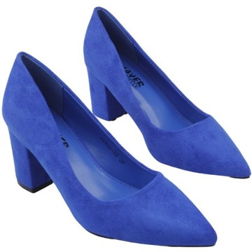 ЖЕНСКИЕ ТУФЛИ НА ВЫСОКОМ КАБЛУКЕ CORNBROWN, ЭЛЕГАНТНЫЕ ЗАМШЕВЫЕ ТУФЛИ С ВНУТРИ. ЭКО-КОЖА