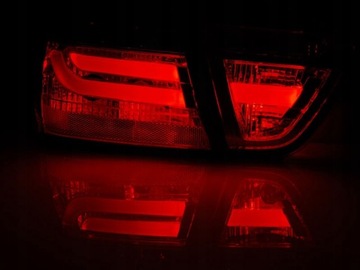 BMW E90 05-08 SEDAN SVĚTLA ZADNÍ LED BAR RED TUNING