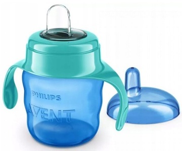 AVENT Kubek z miękkim ustnikiem 6m+ 200ml niebiesk