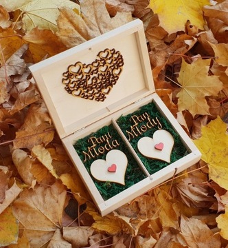 НАБОР КОРОБКИ ДЛЯ КОНВЕРТОВ + ДЛЯ ОБРУЧАЛЬНЫХ КОЛЬЦ МОСС ПР 608