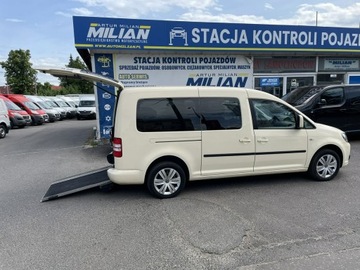 Volkswagen Caddy III Kombi Facelifting 1.6 TDI 102KM 2013 Volkswagen Caddy niepełnosprwanych inwalida rampa, zdjęcie 9