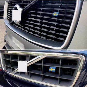 VOLVO POLESTAR R DESIGN ЭМБЛЕМА ФЛАГА ШВЕЦИИ