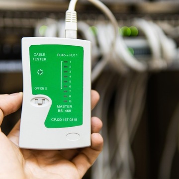 ТЕСТЕР СВЕТОДИОДНЫХ СЕТЕВЫХ КАБЕЛЕЙ RJ45 RJ11