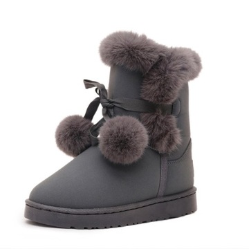Ciepły BUTY DAMSKIE ZIMOWE KRÓTKIE GAOP 40