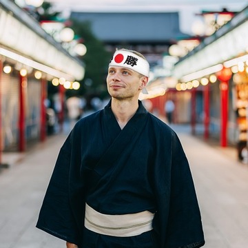 PASEK DO ĆWICZEŃ W STYLU JAPOŃSKIM PASEK DO ĆWICZEŃ KARATE BIAŁY SAMURAI HE