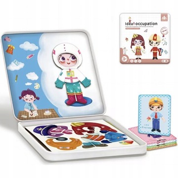 PUZZLE MAGNETYCZNE ZAWODY TABLICA SKRZYNKA PUSZKA