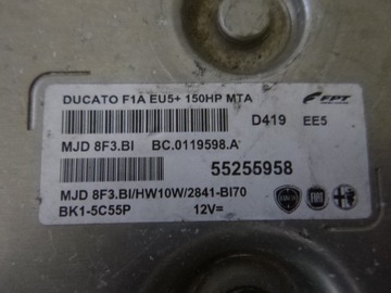 DUCATO JUMPER 06- 2.3 JEDNOTKA MOTORU 55255958