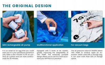 Портативный мини-электрический USB-воздушный насос