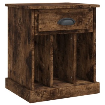 vidaXL Тумбочка приліжкова, димчастий дуб, 43x36x50 см