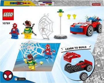 LEGO SPIDEY 10789 АВТОМОБИЛЬ ЧЕЛОВЕКА-ПАУКА АВТО ДОК СПАЙДЕЙ И СУПЕР-ДРУГ 4+