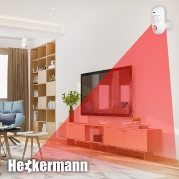 БЕСПРОВОДНОЙ ПИР-ДЕТЕКТОР ДВИЖЕНИЯ 433 МГц НАРУЖНЫЙ ДЛЯ СИГНАЛИЗАЦИИ + РУЧКА С БАТАРЕЙКАМИ