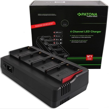 Ładowarka Patona Premium 4-kanały Canon EN-EL15