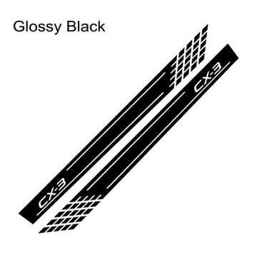 2 шт. боковые наклейки на дверь автомобиля, виниловая пленка для Mazda CX-3 Racing Sports Styling