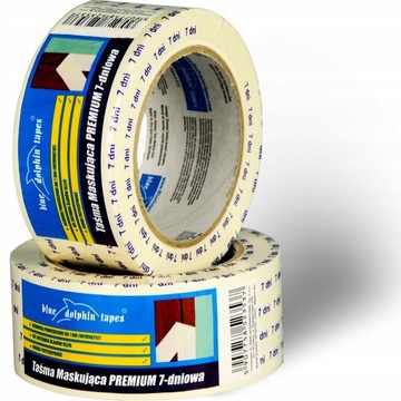Taśma malarska maskująca 7-dniowa Blue Dolphin 48mm x 50m