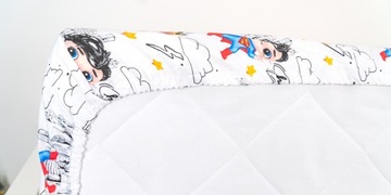 Простыня на резинке 80х180 см 100% хлопок PL