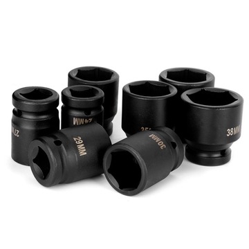 Набор из 8 ударных шестигранных приводов 3/4 дюйма