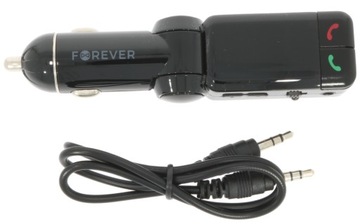 Transmiter samochodowy ładowarka 2 USB ekran LCD