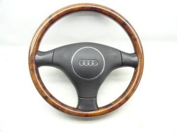 AUDI A6 C5 A8 D2 KIEROWNICA AIRBAG DREWNIANA BLUES