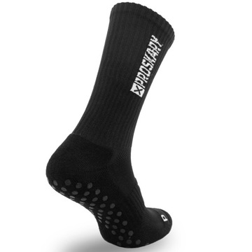 Носки футбольные Proskary Comfort, черные, размеры 34-40.