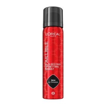 L Oreal Paris Infaillible 3-Second Setting Mist 75 ml dla kobiet Utrwalacz