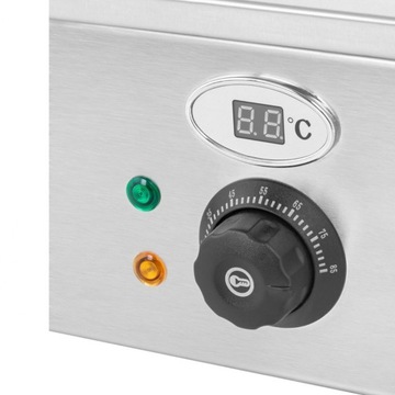 Bemar podgrzewacz elektryczny z kranem i osłoną 1800 W 4x GN 1/2 gł. 100 mm