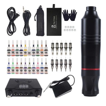 Zestaw Premium Cartridge Tattoo Machine Pen Rotary