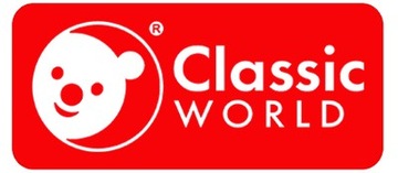 DREWNIANE DOMINO UKŁADANKA KLOCKI ZESTAW KOLOROWE MISIE CLASSIC WORLD