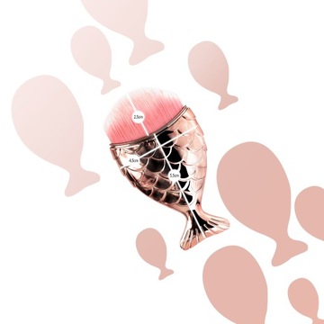 Кисть-рыба для макияжа FOUNDATION Powder Blush для удаления пыли