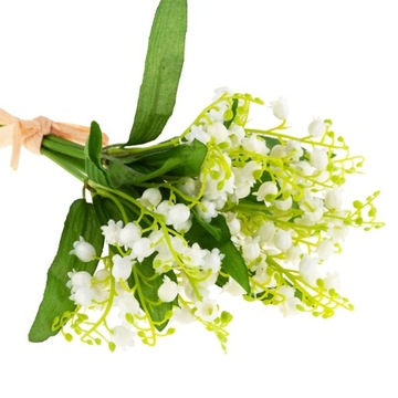 ИСКУССТВЕННЫЙ БУКЕТ ЛАНДАШЕЙ С БЕЛЫМИ ЦВЕТАМИ