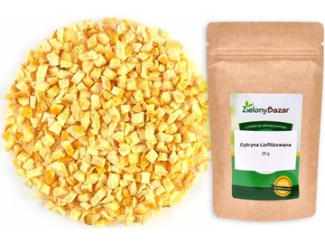 CYTRYNA LIOFILIZOWANA 25g LIO Owoce Liofilizowane