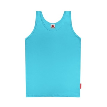 PODKOSZULKA MĘSKA BAWEŁNIANA TURKUS KOLOROWA TANK TOP MĘSKI SIŁOWNIA L