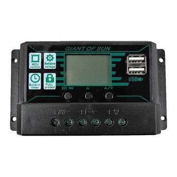 Regulator ładowania słonecznego MPPT PWM 100A 60A